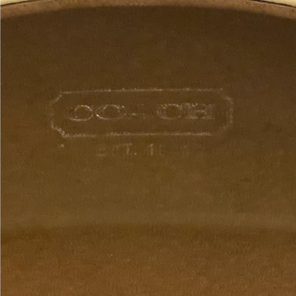 Coach Embossed Logo Clamshell Case - Brown - Picture 3 of 3